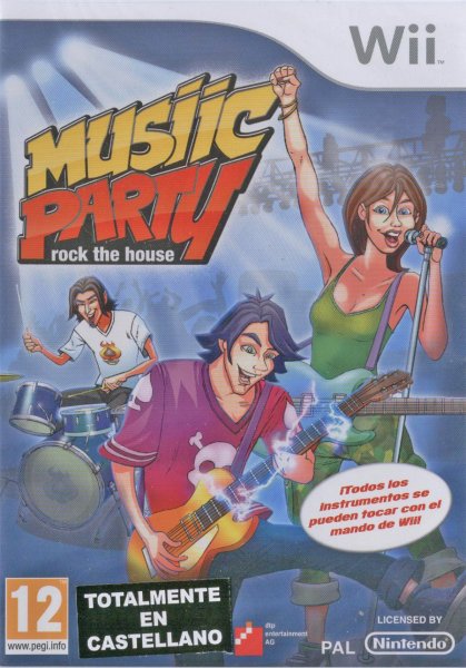 Musiic Party Rock The House WII - PAL ESP - Nuevo Musiic Party Rock The House WII - PAL ESP - Nuevo